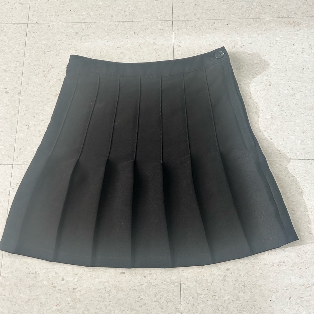 Urban Black Pleated Skirt